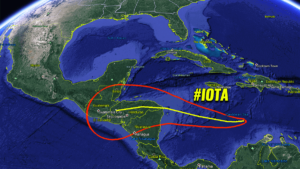 hurricane season storm iota