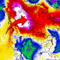 extreme warmth canada north america