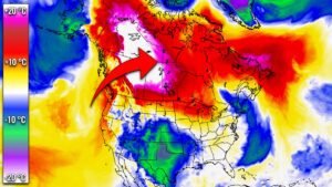 extreme warmth canada north america