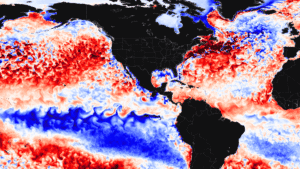 global ocean temperature analysis for weather forecast europe united states winter spring summer 2021
