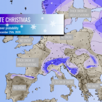 white christmas snow forecast europe