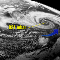 record extratropical storm bomb cyclone alaska pacific