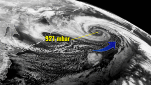 record extratropical storm bomb cyclone alaska pacific