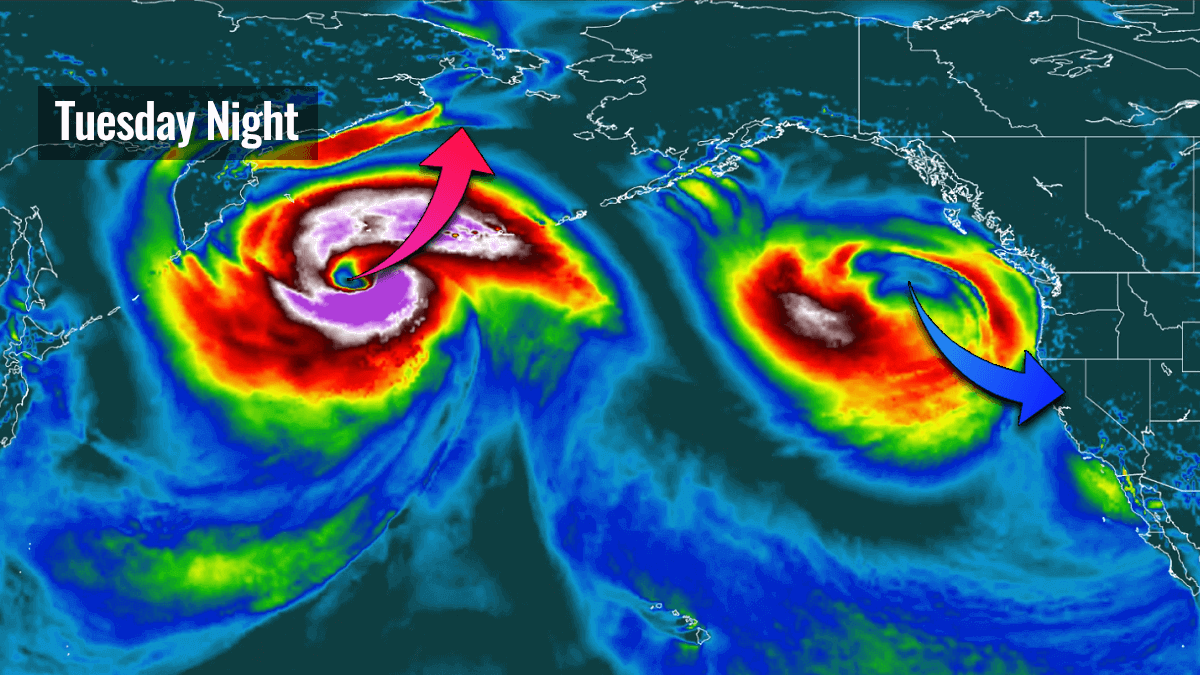 Major Pacific storm will hit Aleutian Islands, Alaska - SWE /MA