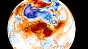 record heatwave asia china south korea