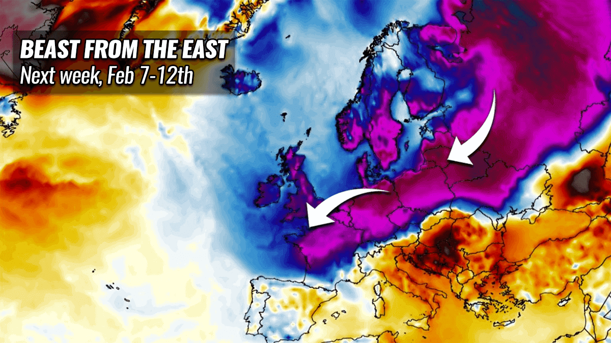 Finally Beast from the East set to release extreme cold and snow over