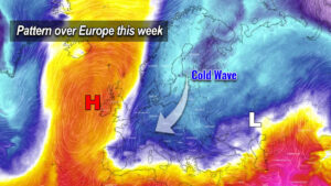 pattern change europe cold wave snow winter