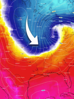 cold arctic blast united states snow spring