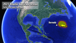 atlantic hurricane season 2021 storm ana bermuda