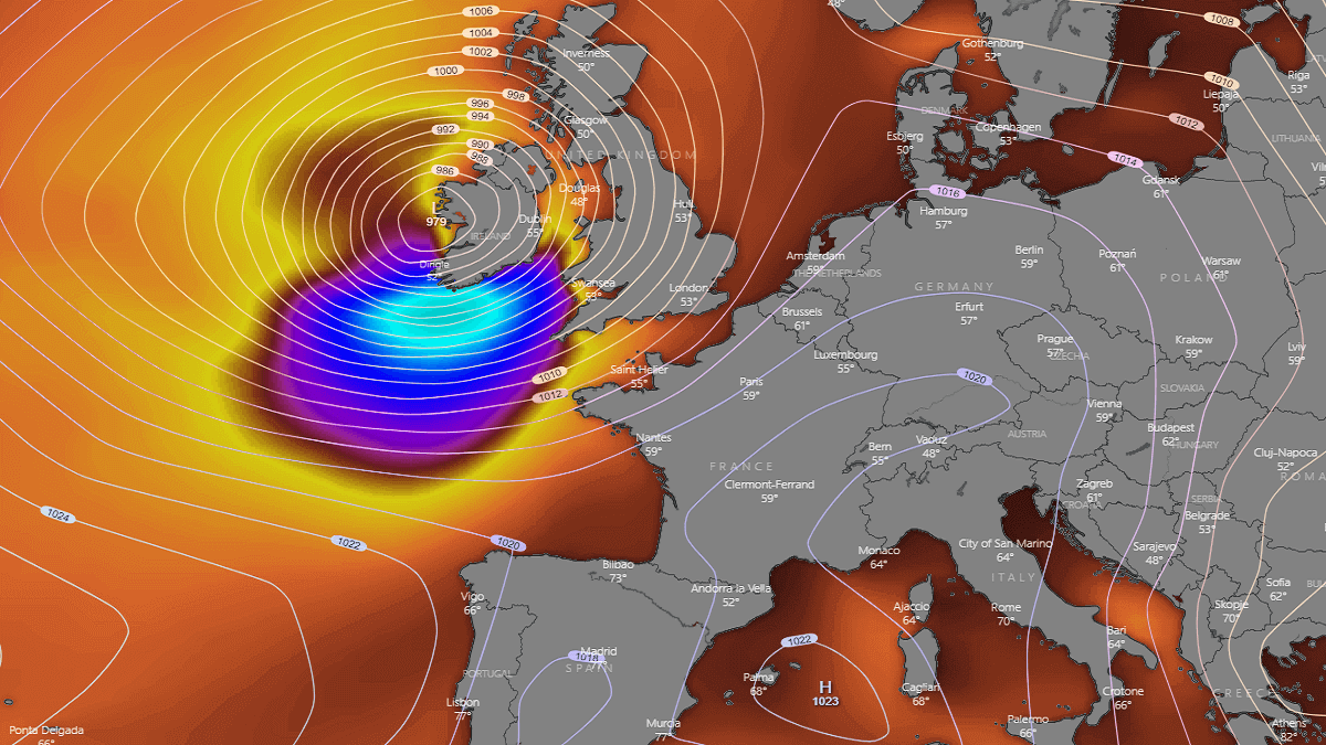 north atlantic storm windstorm ireland