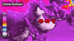 record breaking heatwave russia middle east arabian peninsula