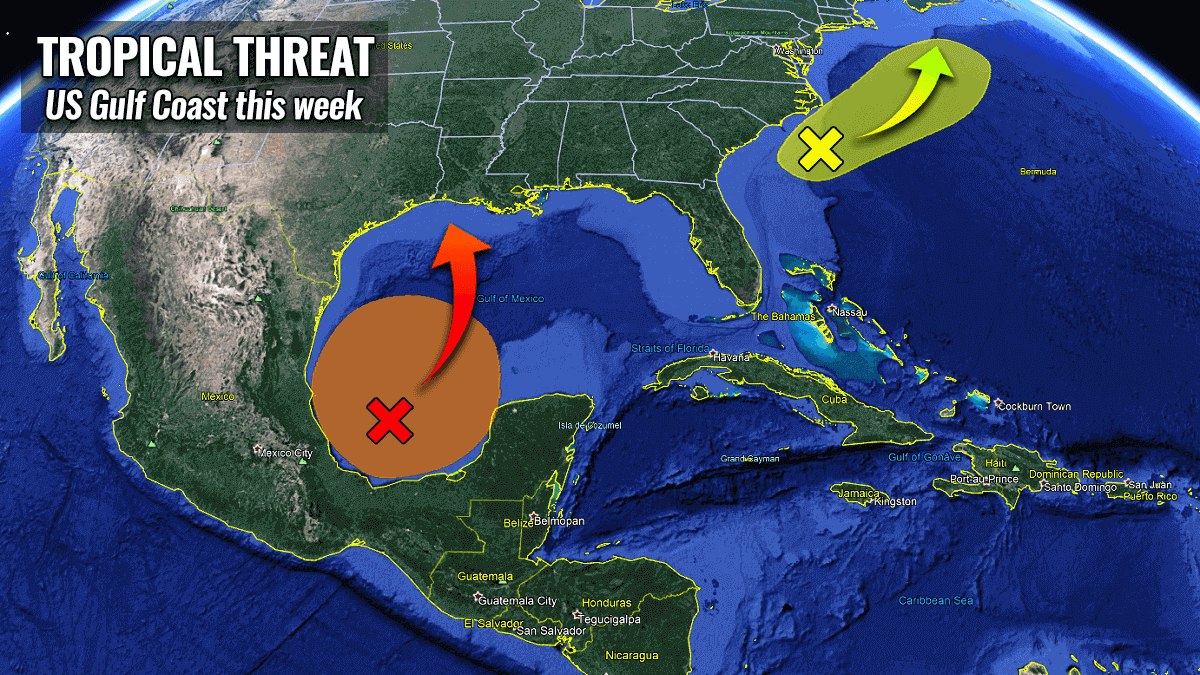 frelsen nedadgående om Hurricane season 2021: The first tropical system could impact the US Gulf  Coast this week