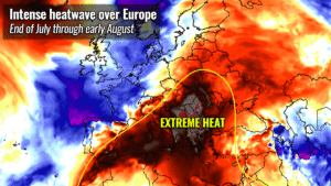 most intense heatwave summer 2021 forecast