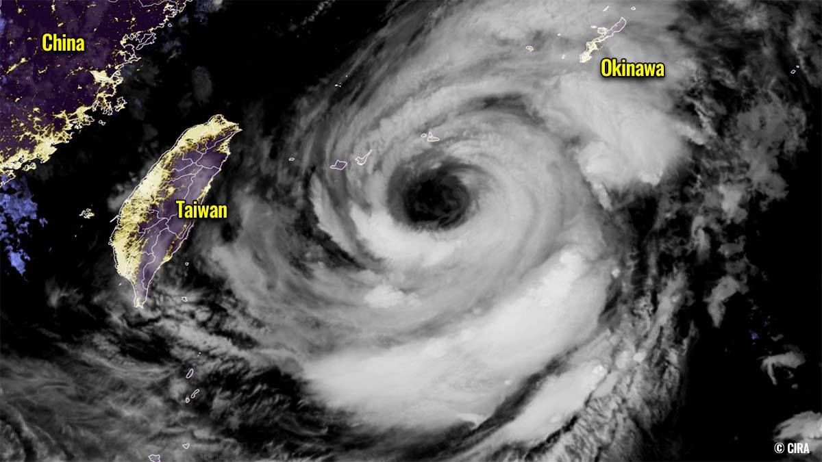 typhoon in fa china japan olympic games geocolor satellite