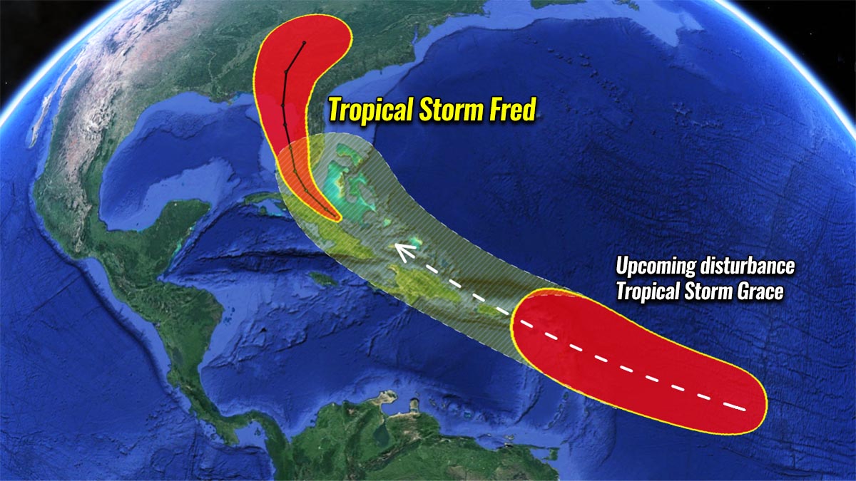 atlantic hurricane season 2021 tropical storm fred florida grace