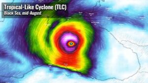 tropical like cyclone medicane alike black sea impact