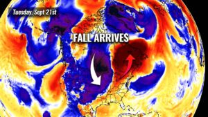 cold forecast fall season 2021 start united states