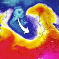 north atlantic cold pool uk ireland snow iceland