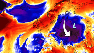 powerful arctic cold outbreak eastern europe