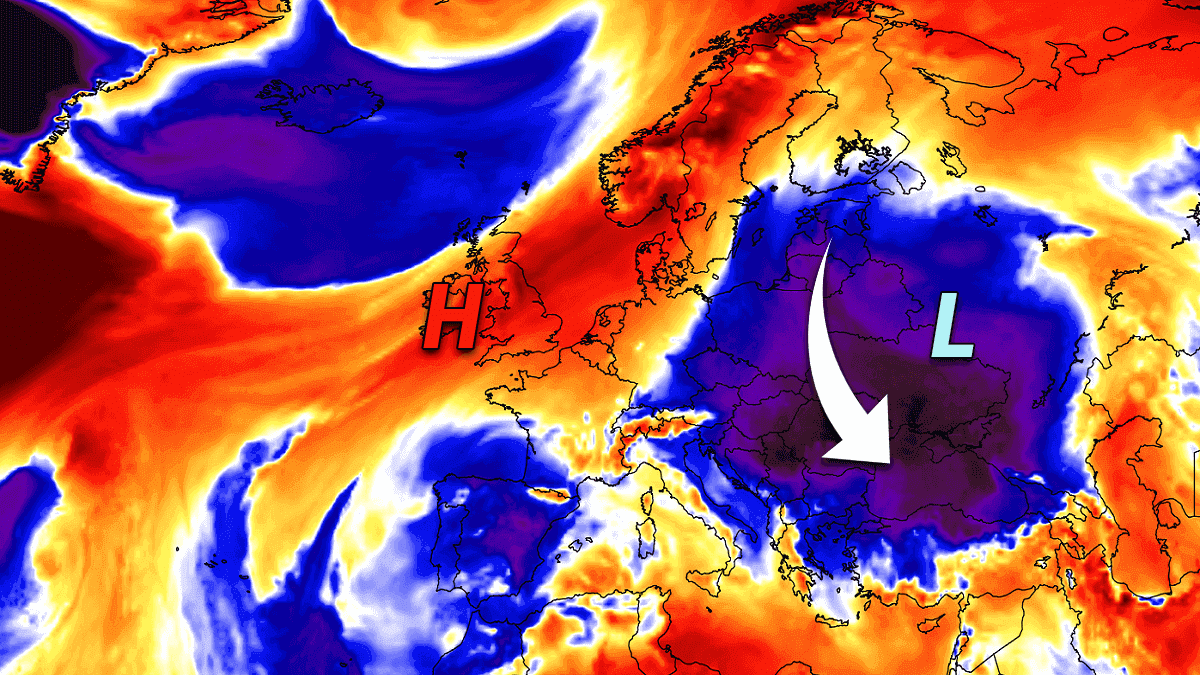 powerful arctic cold outbreak eastern europe