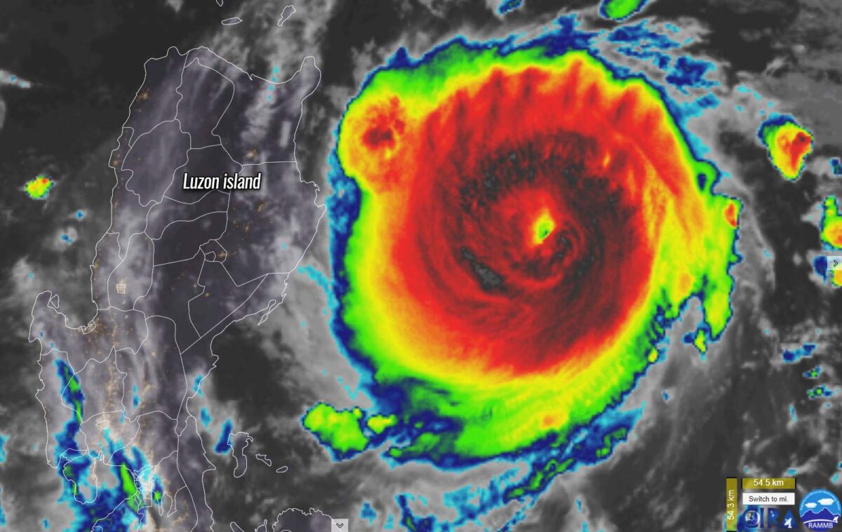 A Powerful Super Typhoon Chanthu Peaks as a Category 5 with 160 mph ...