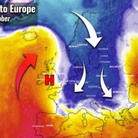 cold blast forecast mid october european continent