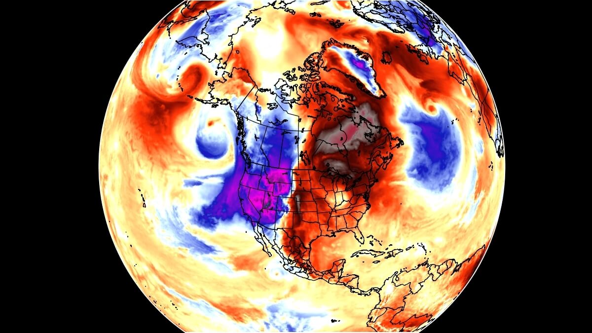 October 2021 forecast for North America shows an unusually strong and