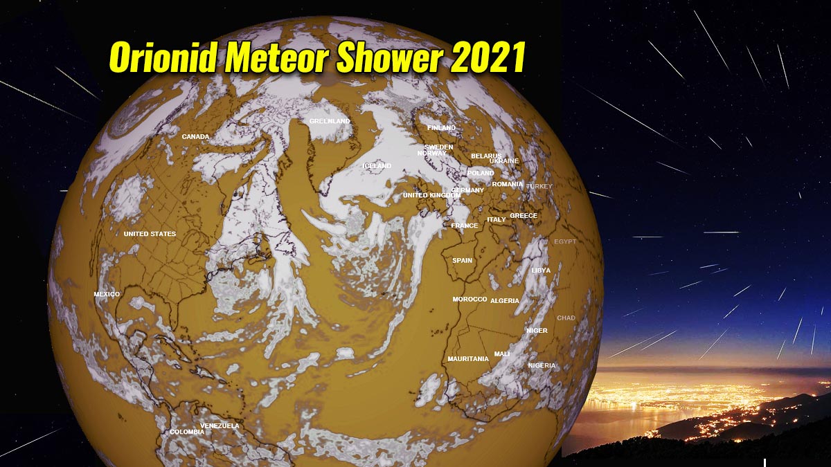 orionid meteor shower 2021 forecast