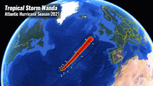 atlantic hurricane season 2021 storm wanda ireland europe