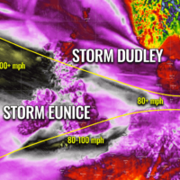 polar vortex 2022 winter storm windstorm dudley eunice uk