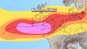 severe weather forecast february 18th 2022 europe