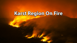 Karst Region on Fire - The Largest, Historic Wildfire on Record in Slovenia spreads fast under the new extreme heat dome Heatwave event over Europe