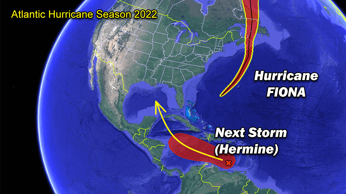 Major Hurricane Threat heads for the US next week, Fiona nears Bermuda this Friday as Atlantic Hurricane Season 2022 peaks