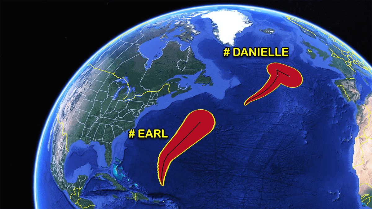 Hurricane Danielle, the first Category 1 storm of the Atlantic Hurricane Season heads closer to Europe this week