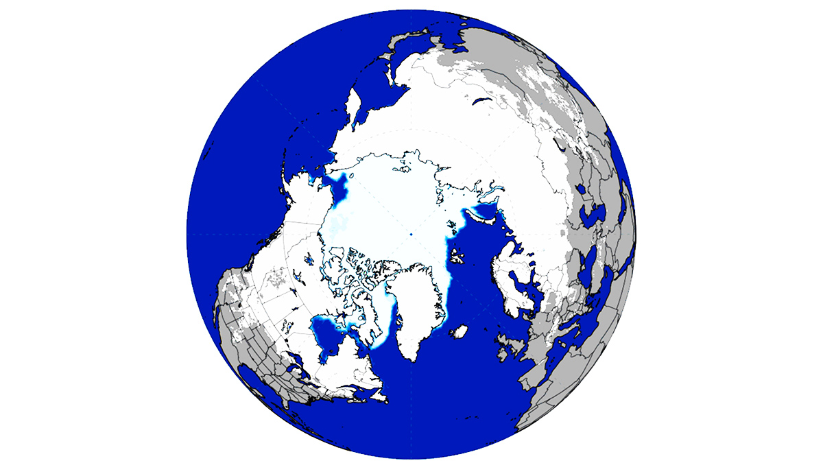 earth snow extent at the end of November 2022