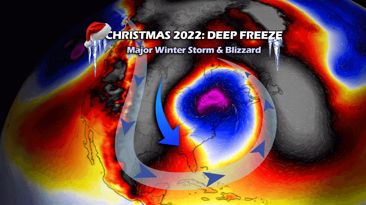 Millions across North America will face Deep Freeze and the Coldest Christmas in Years as Powerful Winter Storm Elliot With Snow and Blizzards Heads for the East-Central United States This Week