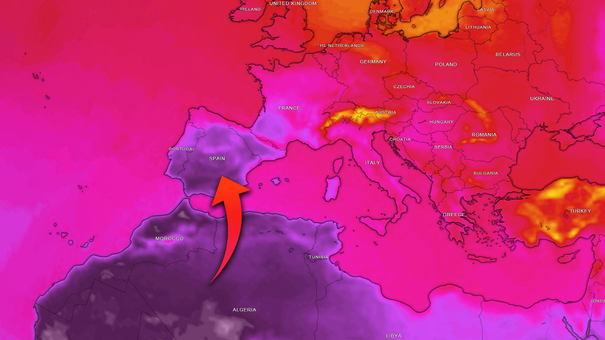 record heatwave forecast spain europe april spring season 2023 heat dome