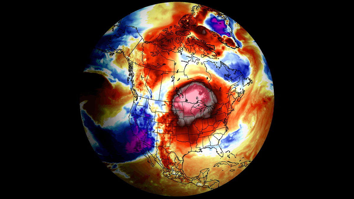 historic heatwave heat dome forecast midwest united states october fall season 2023