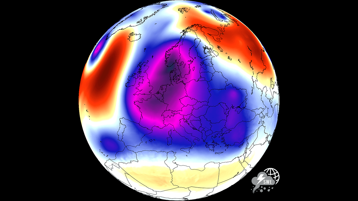 The Big Chill: Europe's Cold Trough Slams South, Severe Weather Follows