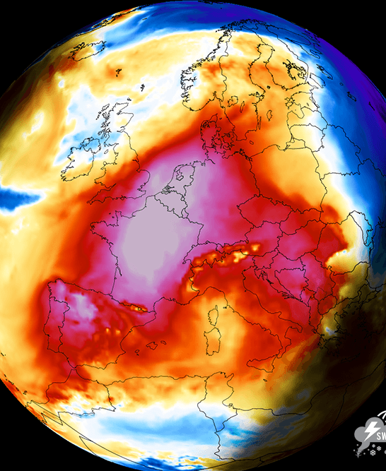 Fifth Heat Dome Expands Across Europe: 40&deg;C+ Highs Target Western and Central Europe