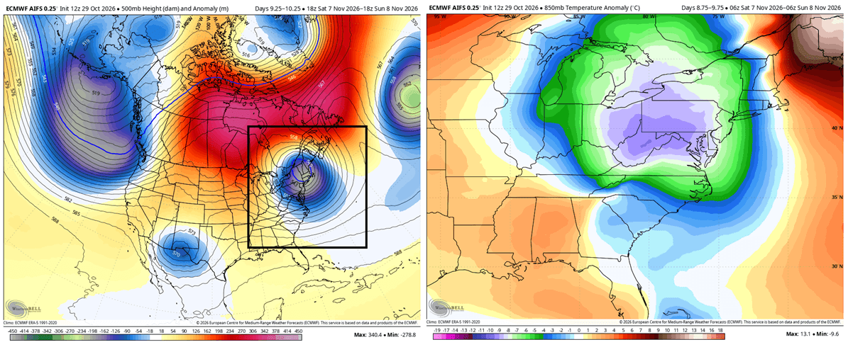 weather-forecast-pressure-and-temperature-anomaly-united-states-canada-ecmwf-early-november-east-cold-usa